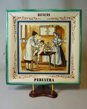 Bandeja de Cerámica "Oficio Pediatra"