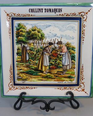 Bandeja de Cerámica "Oficio Tomateras"