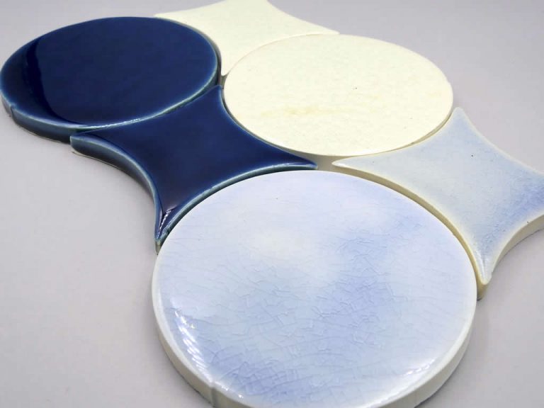 Azulejo de Cerámica en Relieve «Circulo y Estrella» – Cerámicas Claur