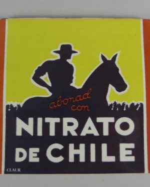 Azulejo publicitario Nitrato de Chile 15x15